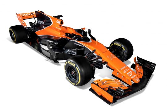 Nova McLaren estreia nova pintura com a cor laranja predominando. Foto: McLaren media