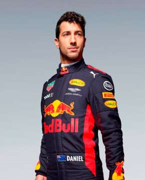 O piloto australiano Daniel Ricciardo vai ter uma temporada dif?cil tendo Max Verstappen como seu companheiro de equipe. Foto: Red Bull Content Pool