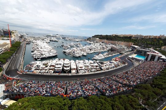 Vista panor?mica do GP de M?naco. Foto: Ferrari