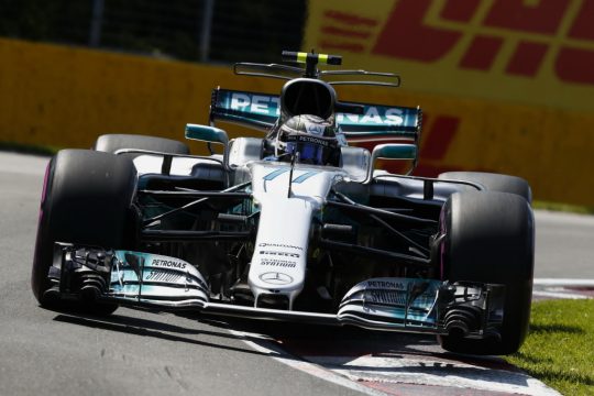 Valteri Bottas da Mercedes fez uma corrida bem discreta, mas chegou na segunda coloca??o. Foto: Mercedes AMG - Wolfgang Wilhelm