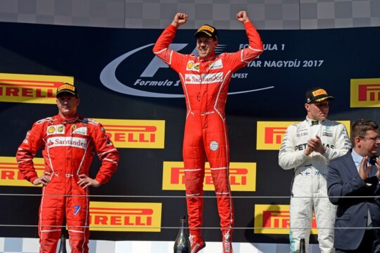 F-1: Vettel e Raikkonen fazem a dobradinha da Ferrari no GP da Hungria