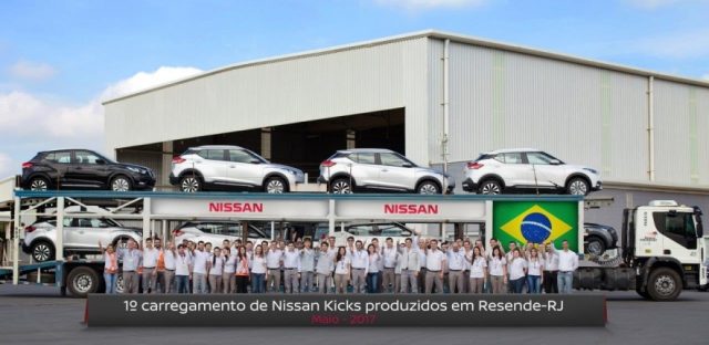 Nissan Kicks produzido em Resende (RJ) j? est? chegando ?s concession?rias de todo o Brasil. Foto: Nissan