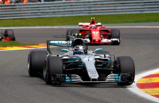 Valteri Bottas fez uma corrida apagada na Bélgica terminando apenas na quinta posição. Foto: Mercedes