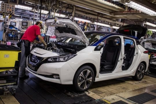 Produção da nova geração do Nissan LEAF começará ainda este ano nos Estados Unidos e no Reino Unido. Foto: Nissan