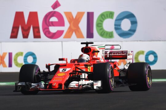 F-1: Sebastian Vettel da Ferrari larga na pole no GP do México