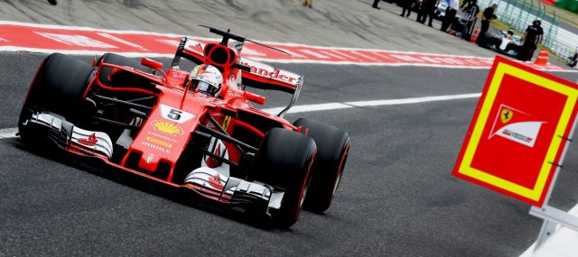 Um problema na vela do motor derrubou a corrida de Vettel no Jap?o. Foto: Ferrari