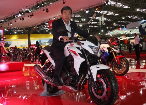 O brasileiro Issao Mizogochi ? o CEO da Honda para Am?rica Latina. Com mais de 75% do mercado brasileiro de motocicletas, a Honda ? a grande anfitri? do Sal?o Duas Rodas. Foto: Amauri Yamazaki