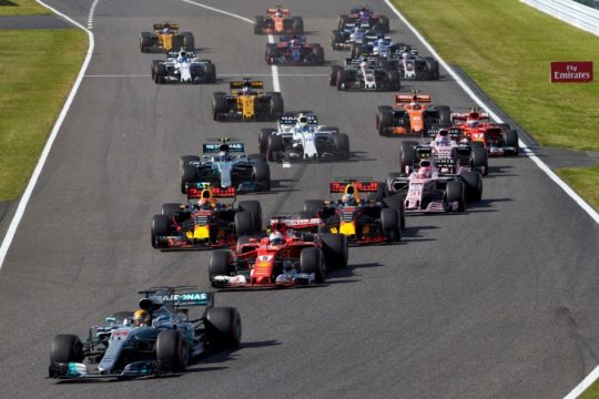 Lewis Hamilton venceu praticamente de ponta a ponta o GP do Jap?o. Foto: Mercedes