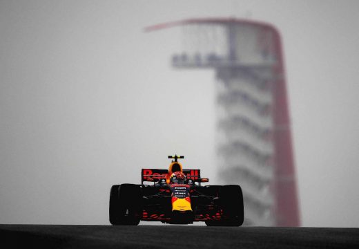 Max Verstappen no primeiro treino livre do GP dos EUA de F1: Foto: Clive Mason/Getty Images