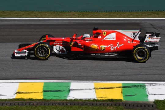 Sebastian Vettel foi perfeito do in?cio ao fim da corrida. Foto: Ferrari