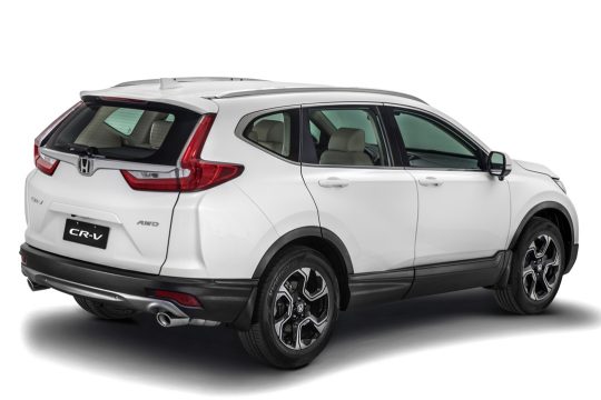 O CR-V foi amplamente reformulado no design, mecânica, novos ítens de segurança e painel digital configurável. Foto: Honda