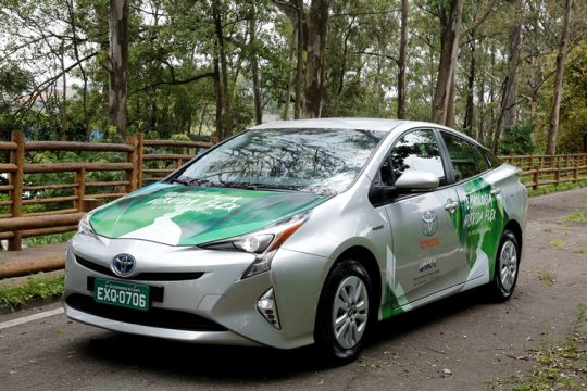 Protótipo do Toyota Prius flex foi apresentado nesta segunda-feira, 19 de março, em São Paulo.