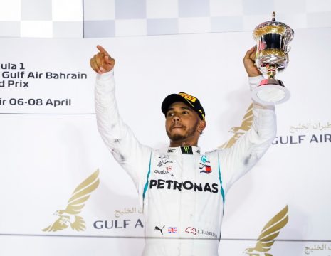 Lewis Hamilton fez uma corrida de recuperação e chegou na terceira posição. Foto: Mercedes