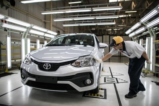 O Etios é o automóvel mais vendido da Toyota no Brasil. Foto: Toyota