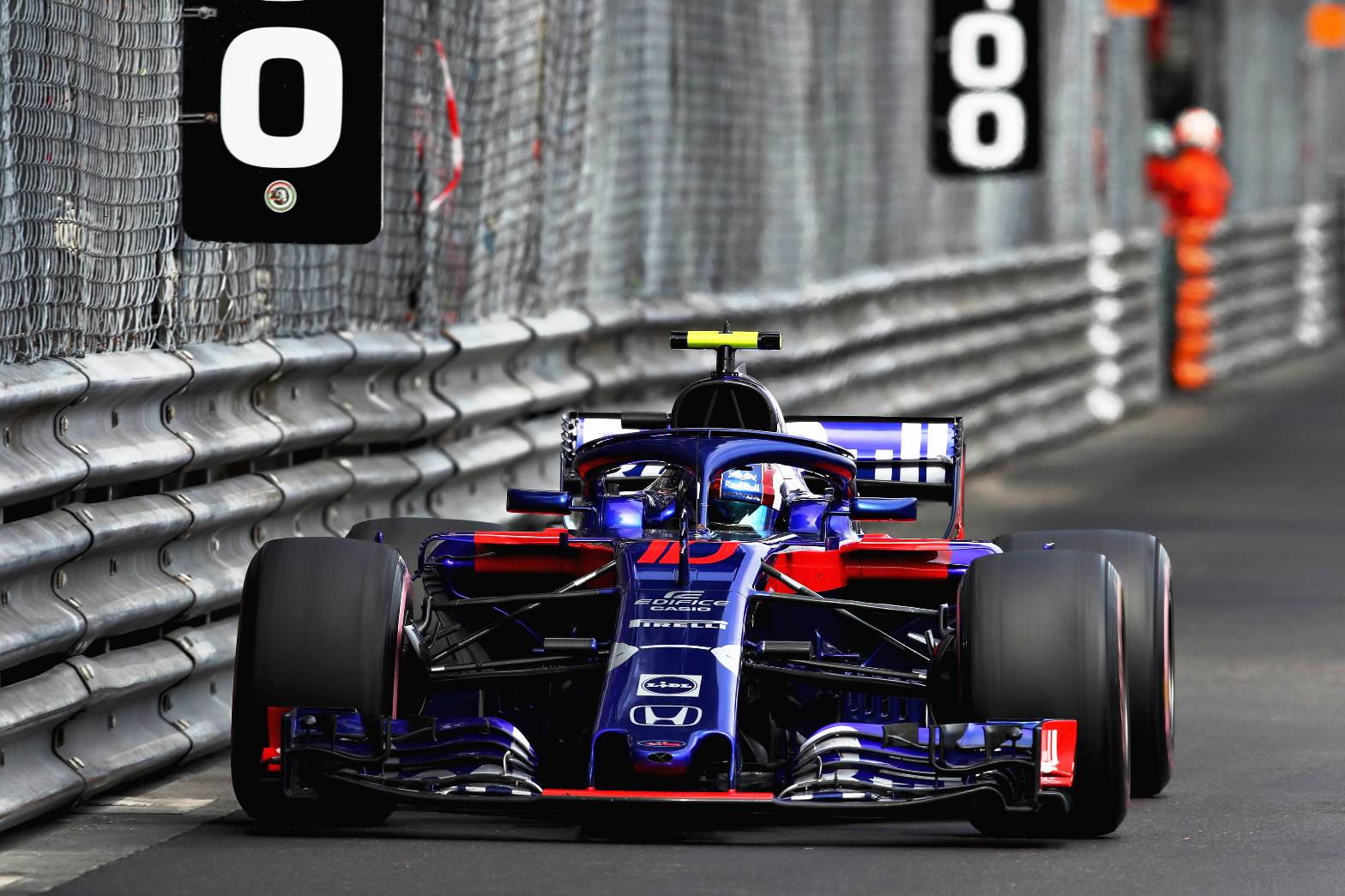 MONTE-CARLO, MONACO - MAY 27: O piloto francês Pierre Gasly da Toro Rosso Honda fez uma boa corrida e chegou na sétima posição. Foto: Mark Thompson/Getty Images) 