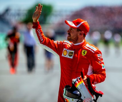 O alemão Sebastian Vettel da Ferrari é tetracampeão mundial de F-1. Foto: Ferrari