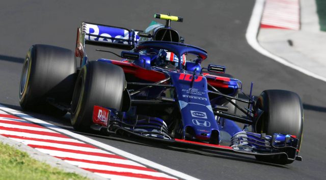 O francês Pierre Gasly da Toro Rosso Honda fez uma boa corrida e terminou em sexto. Foto: Charles Coates/Getty Images) // Getty Images / Red Bull Content Pool // AP-1WE5TZWBD2511 // Usage for editorial use only // Please go to www.redbullcontentpool.com for further information. //