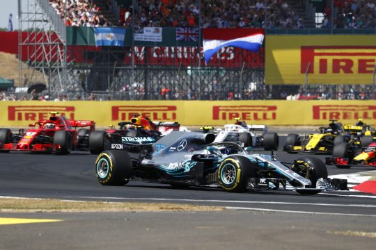 O finlandês Valteri Bottas da Mercedes chegou apenas na quarta posição. Foto: Wolfgang Wilhelm