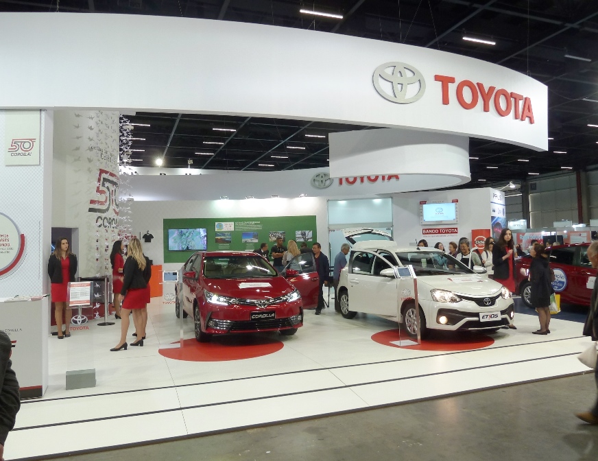 A Toyota do Brasil estará presente com a sua linha de automóveis. Foto: Amauri Yamazaki