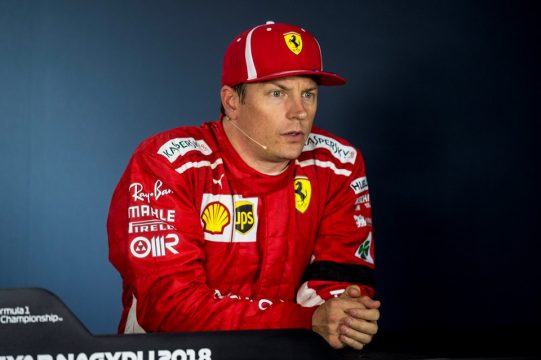 Kimi Raikkonen conseguiu se classificar na frente de Sebastian Vettel. Foto: Ferrari