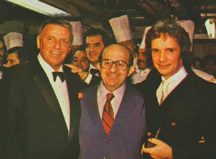 Frank Sinatra, Henry Maksoud e Roberto Carlos. Foto: Divulgação